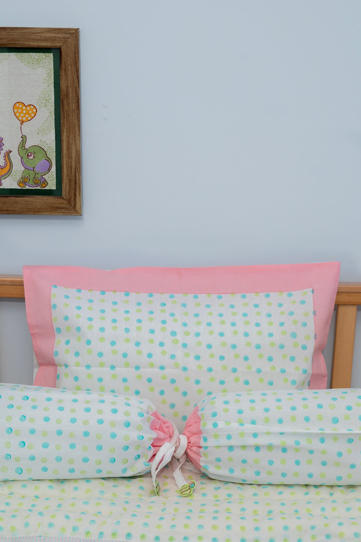 Lilac Butterfly Baby Bedding Cot Set