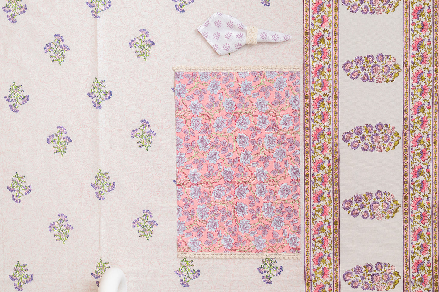 Floral Harmony Table Linen Set