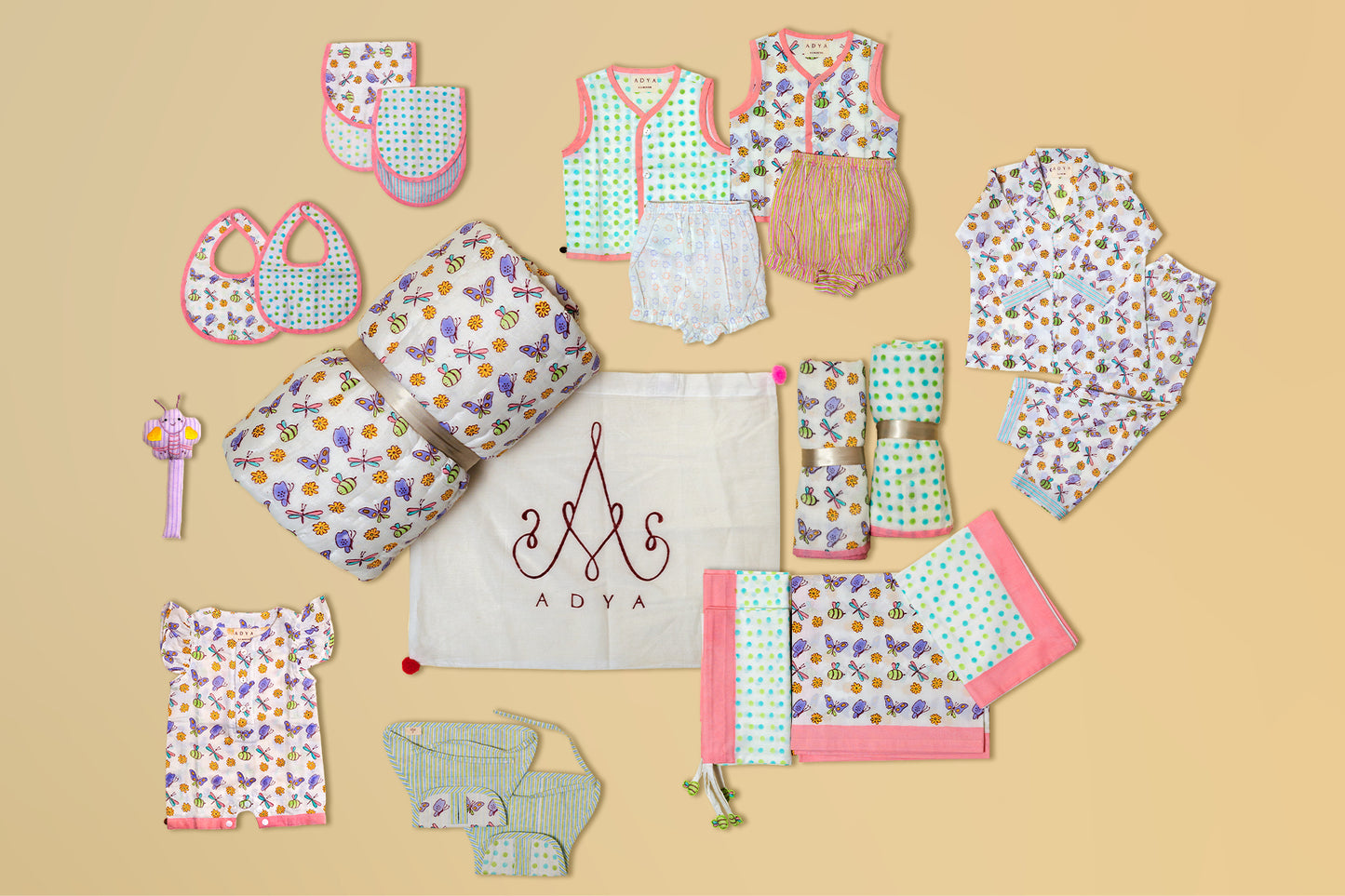 Butterfly New Born Complete Gifting Hamper