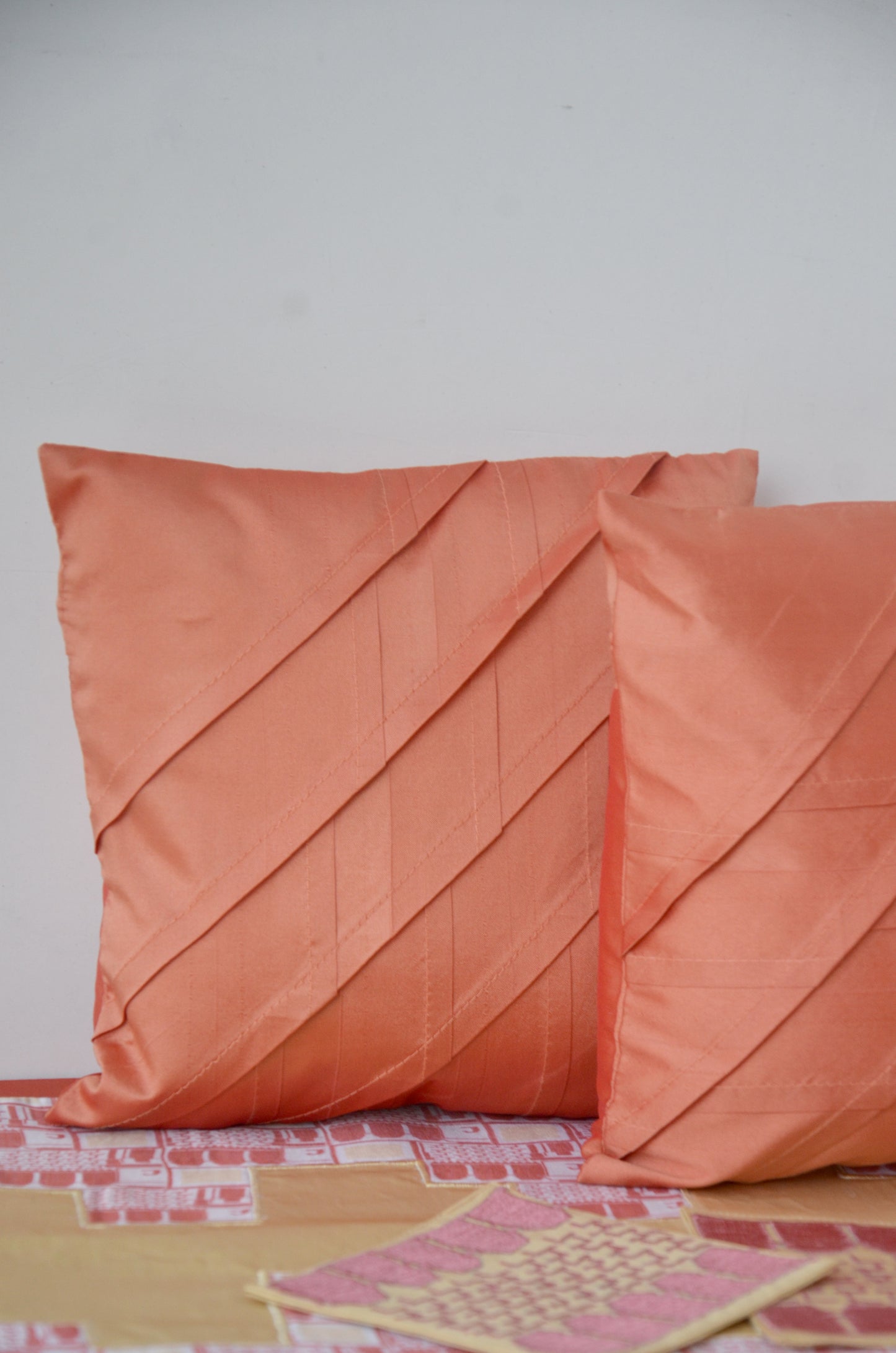 Pink City Cotton Cushion Cover