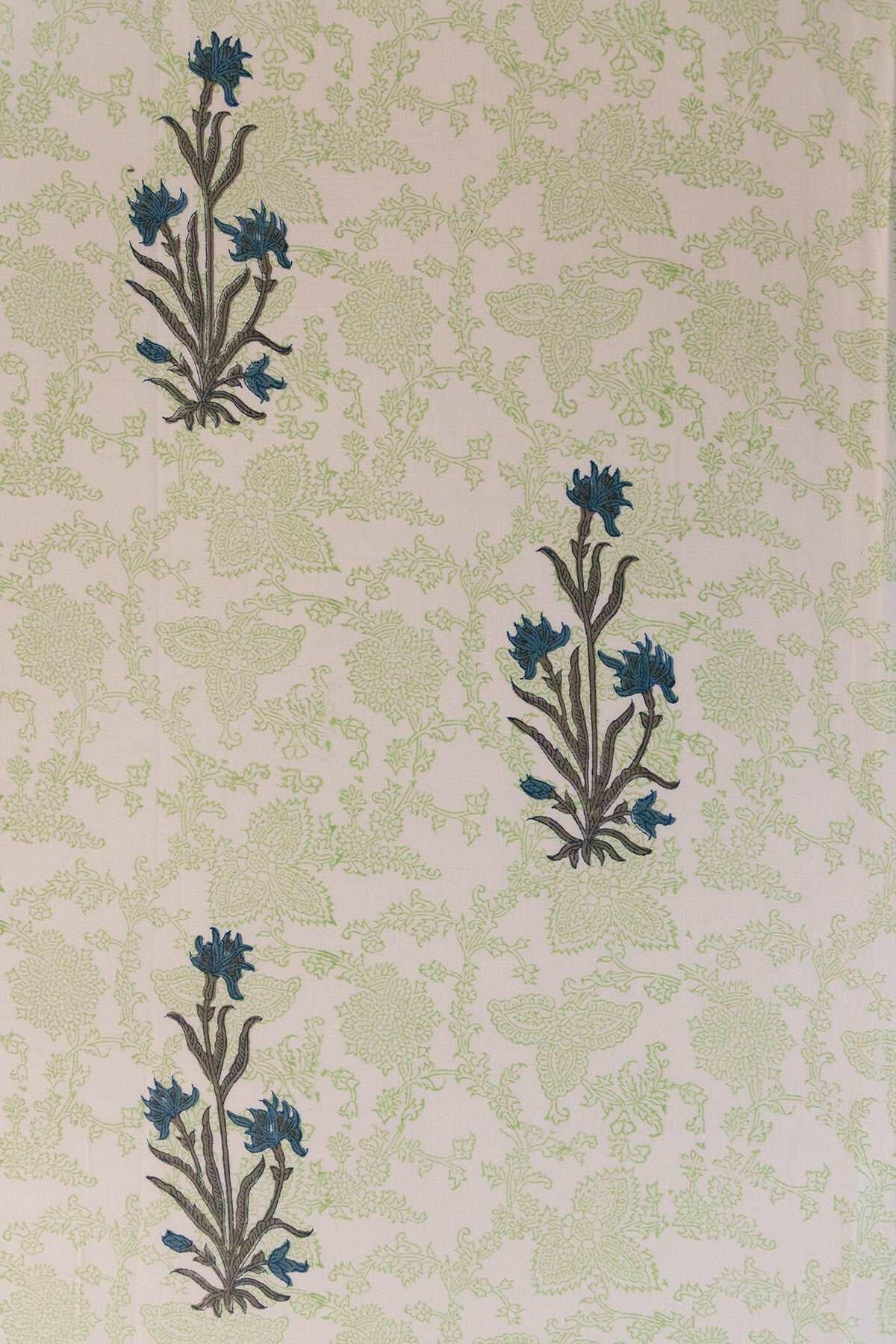 Jade & Space Blue Lily Bedsheet