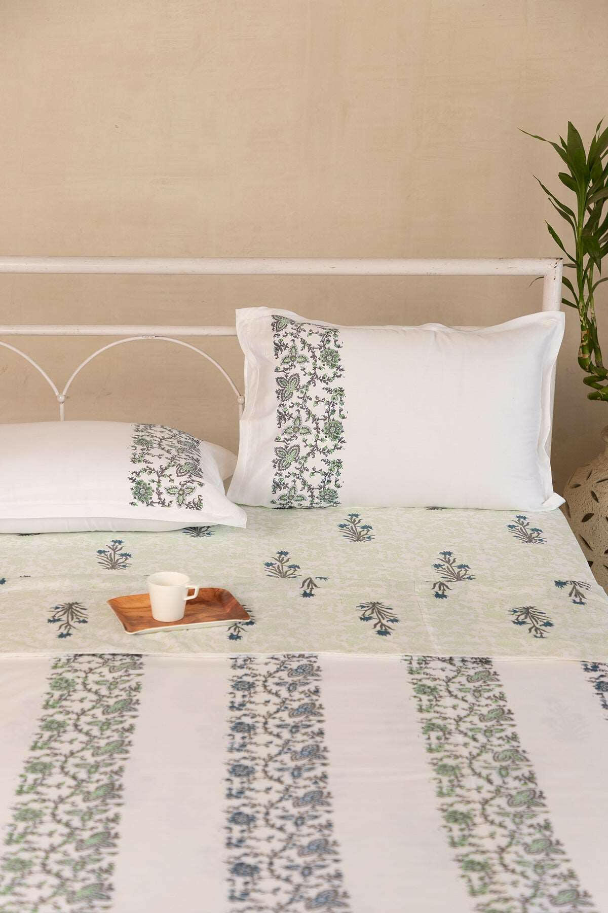 Jade & Space Blue Lily Cotton Dohar