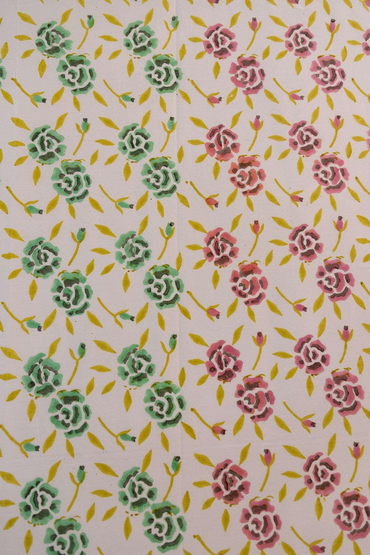 Jade & Hibiscus Rose Bedsheet