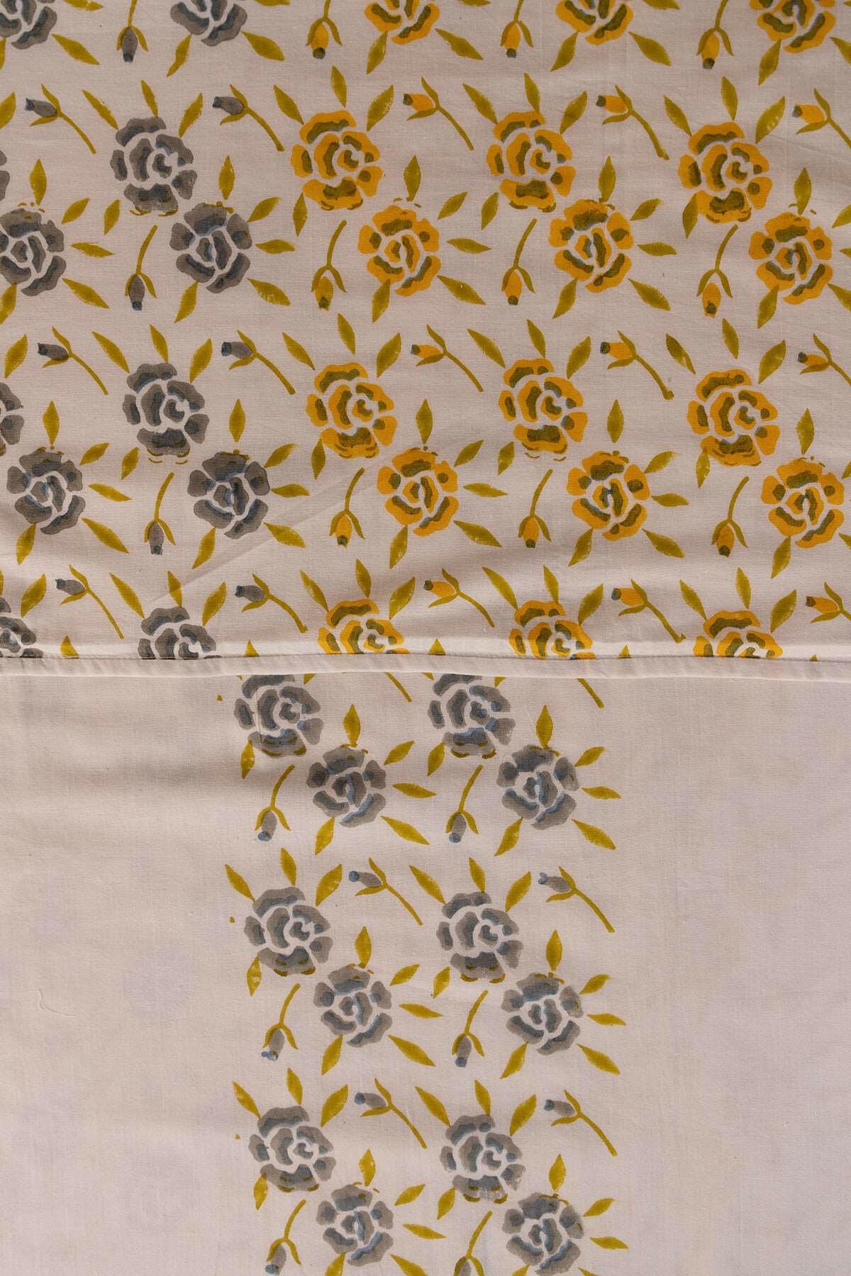 Iron & Bumblebee Rose Cotton Dohar