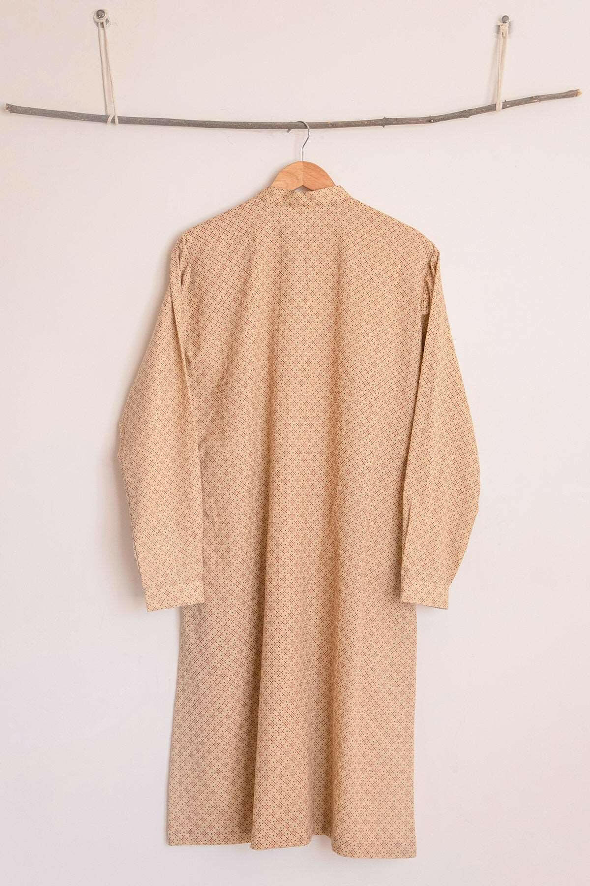 Blanched Almond Men's Kurta