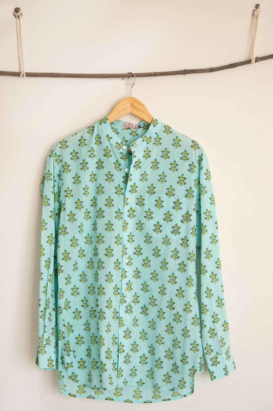 Baby Blue Men's Shirt