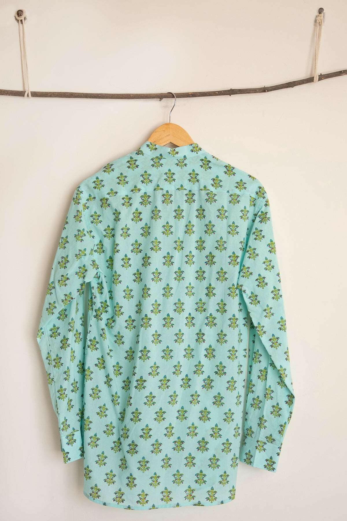 Baby Blue Men's Shirt
