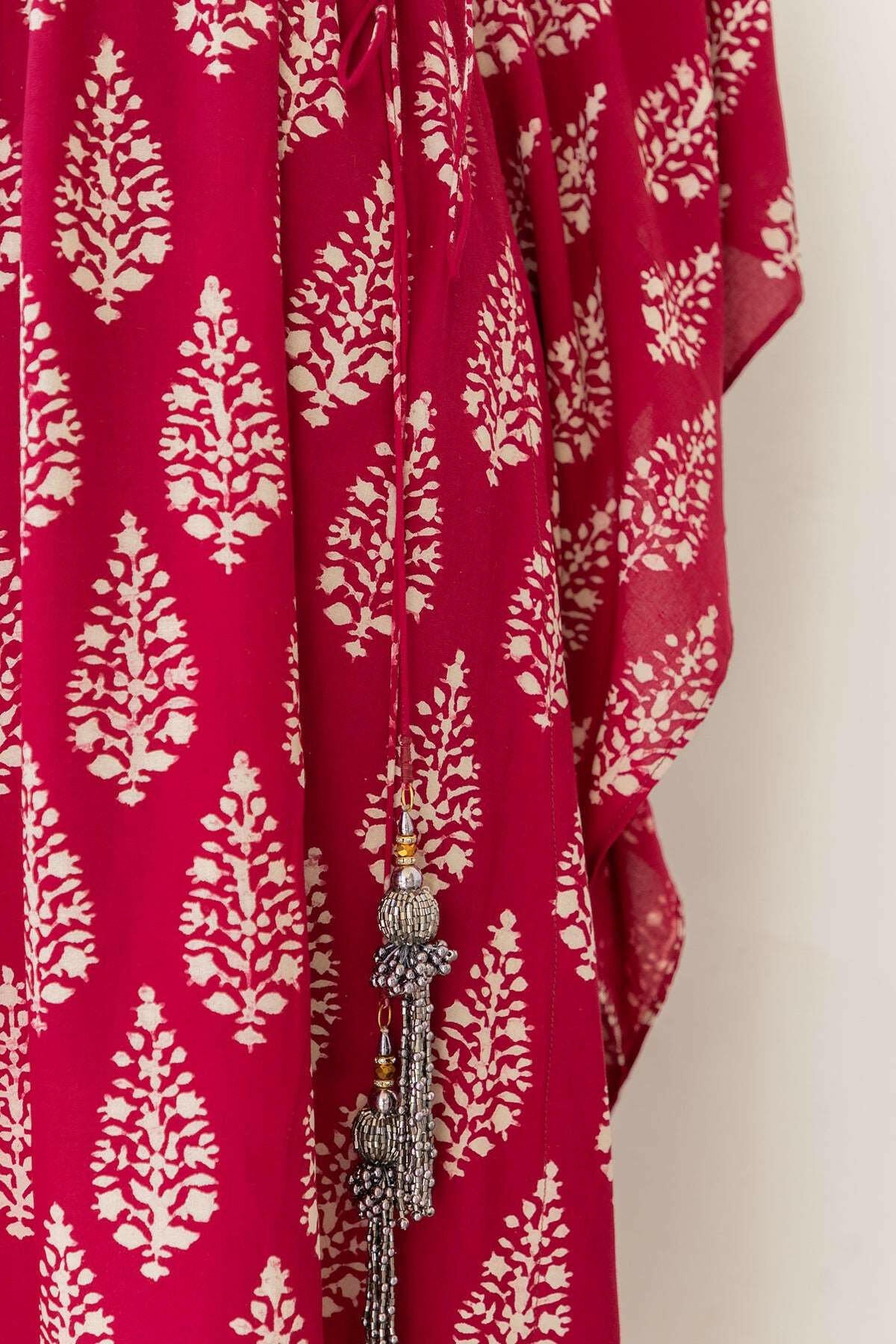 Cranberry Red Women's Kaftan