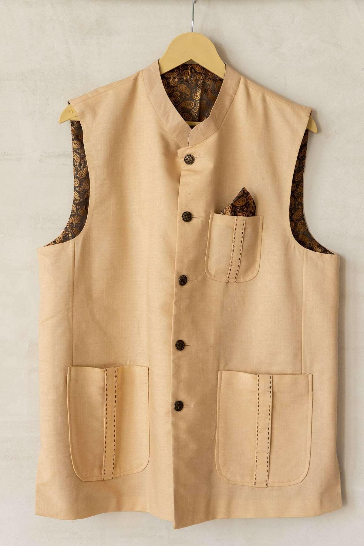 Creamy Hues Men's Bundi