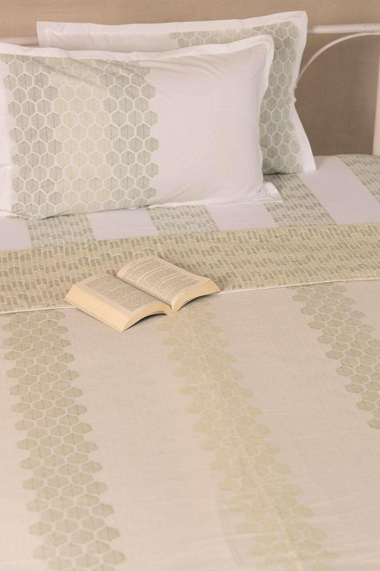 Green Ash Monochrome Cotton Dohar