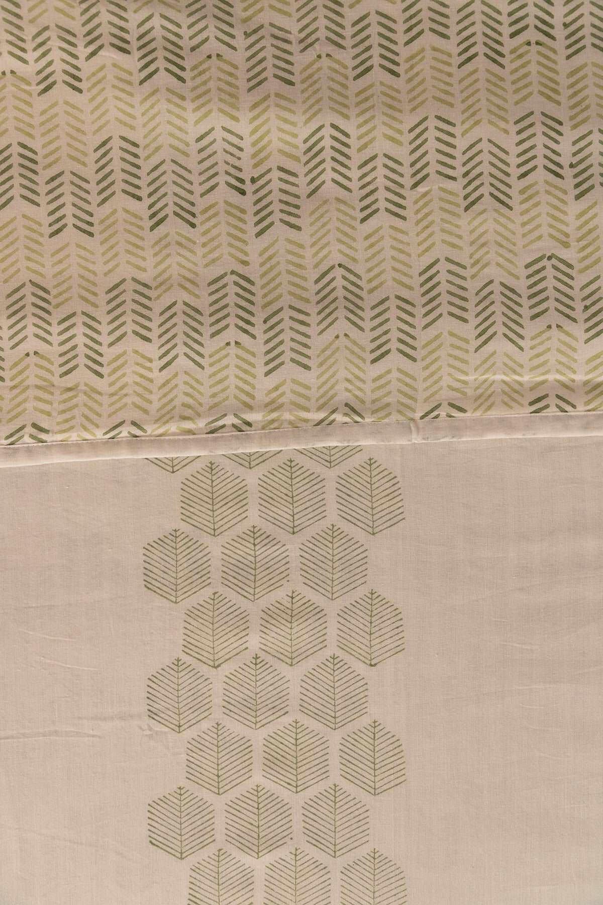 Green Ash Monochrome Cotton Dohar