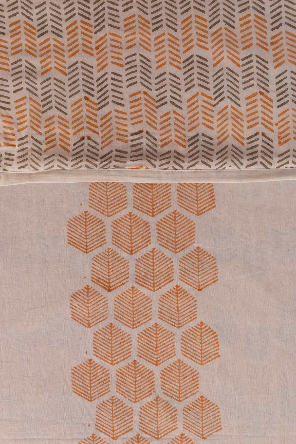 Honey & Gray Monochrome Cotton Dohar