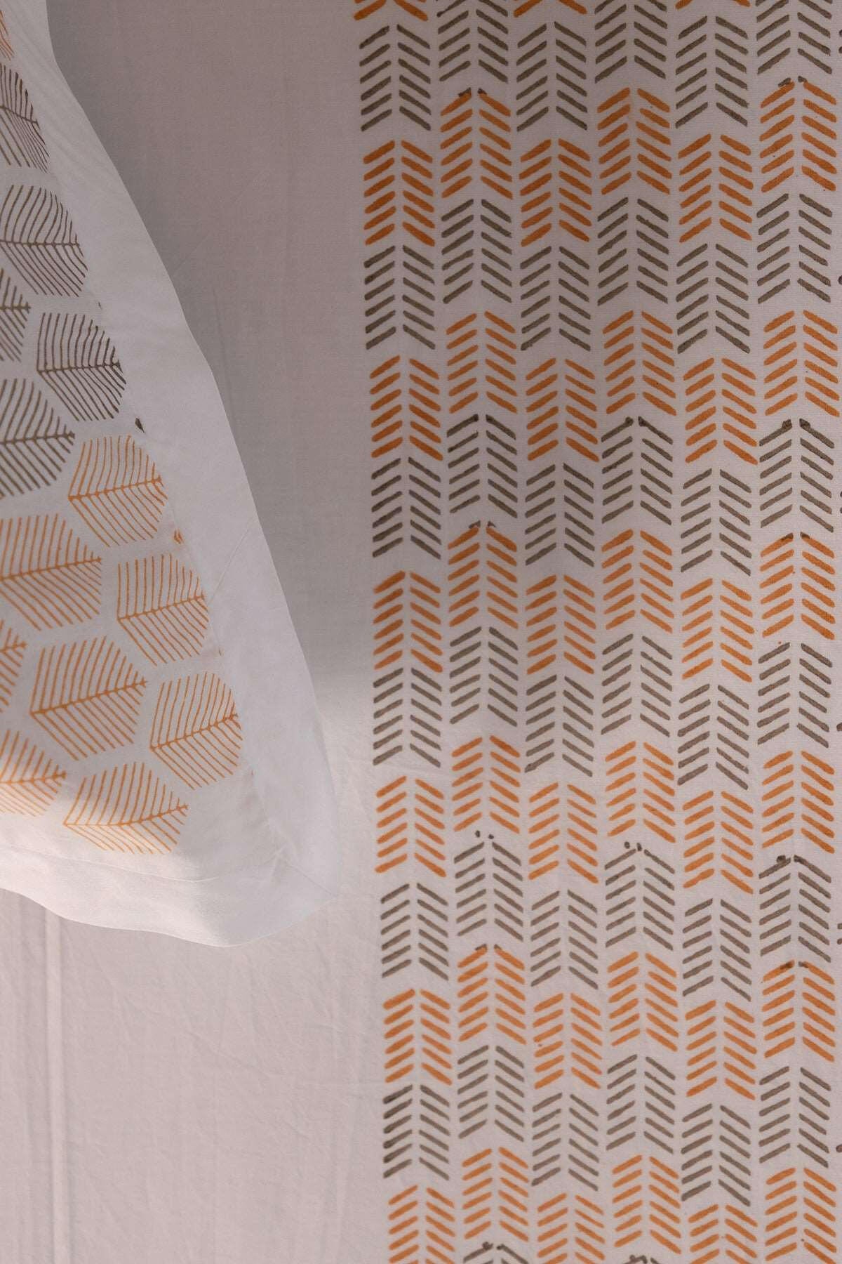 Honey & Grey Monochrome Bedsheet