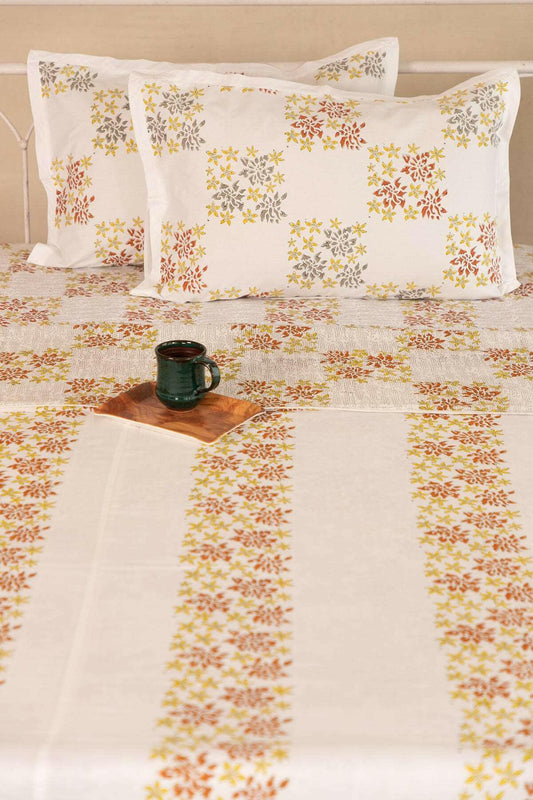 Honey & Hazel Bougainvillea Cotton Dohar