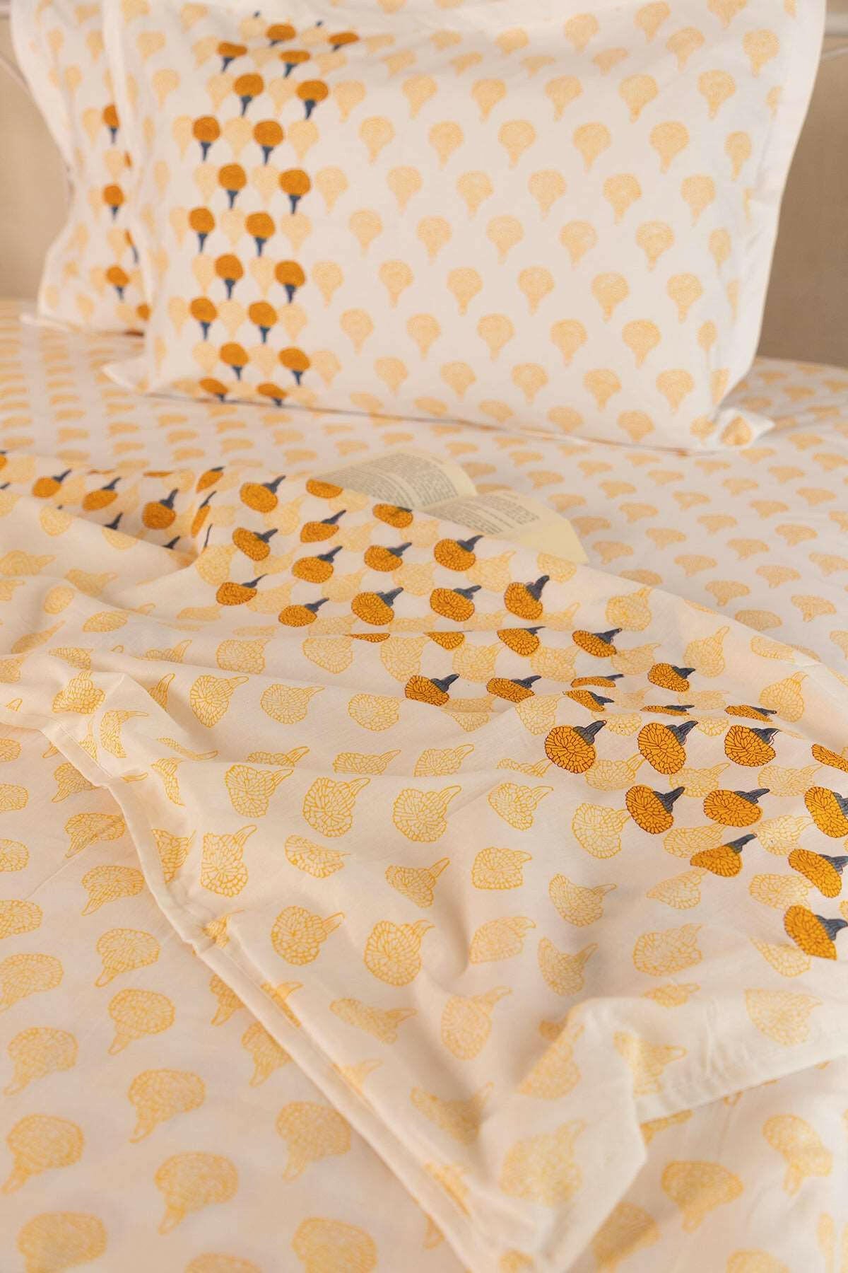 Honey Marigold Cotton Dohar