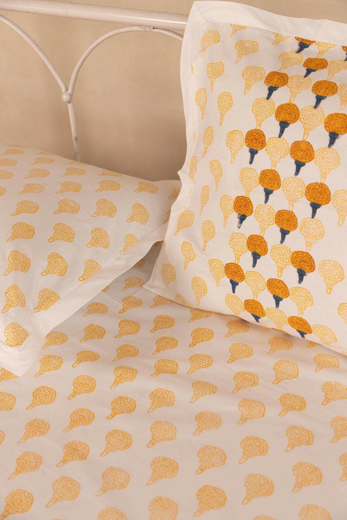 Honey Marigold Bedsheet
