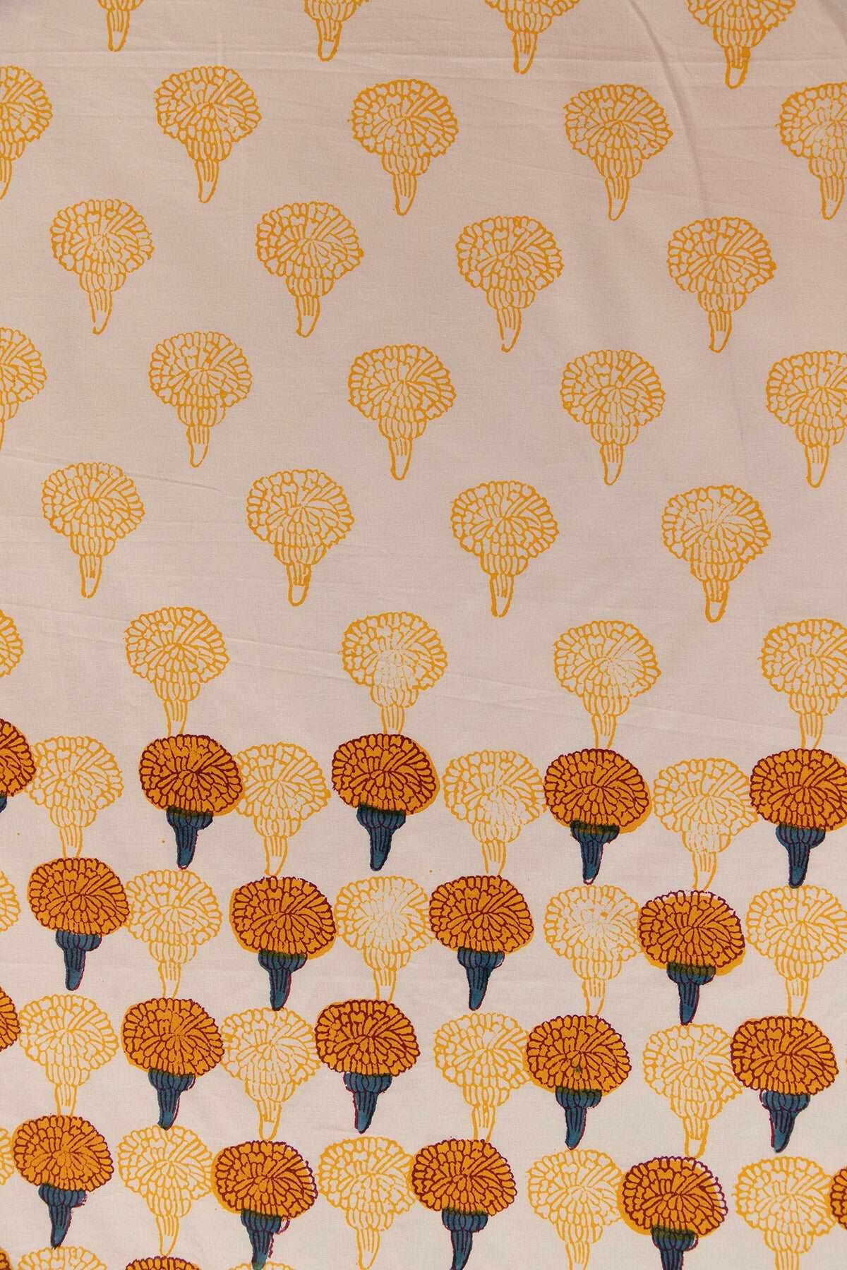 Honey Marigold Bedsheet