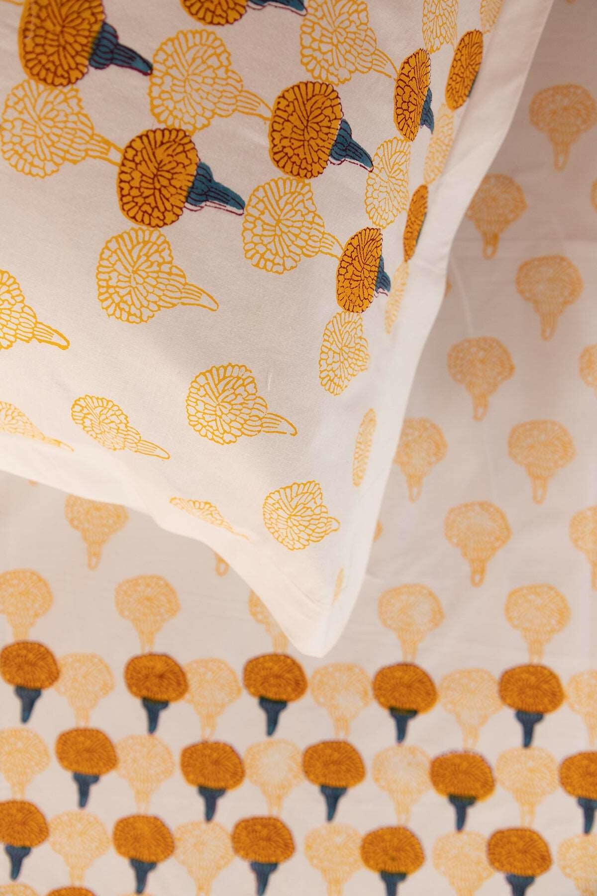 Honey Marigold Bedsheet