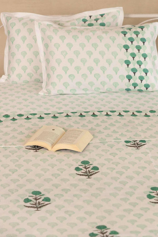 Fern Marigold Cotton Dohar