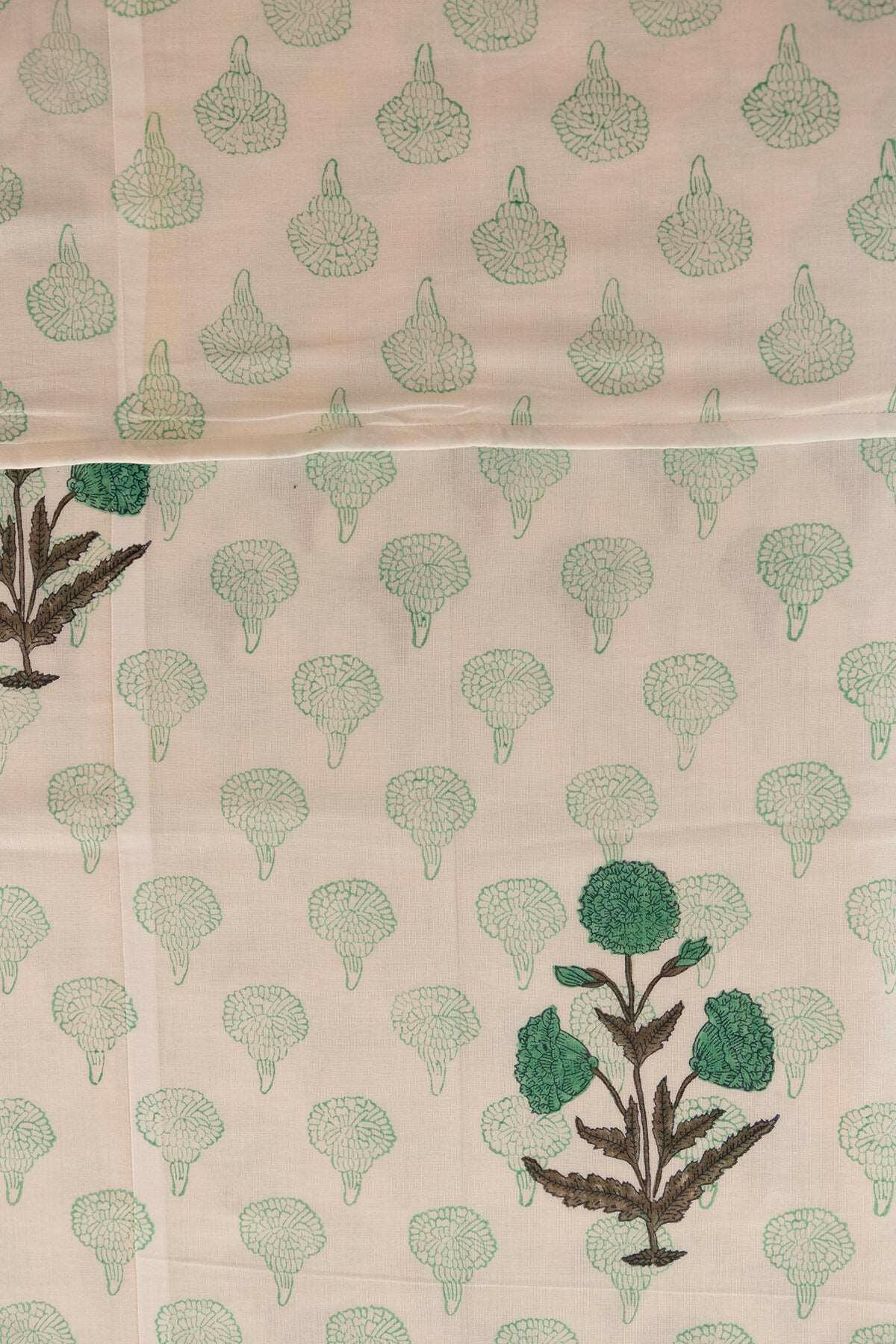 Fern Marigold Cotton Dohar