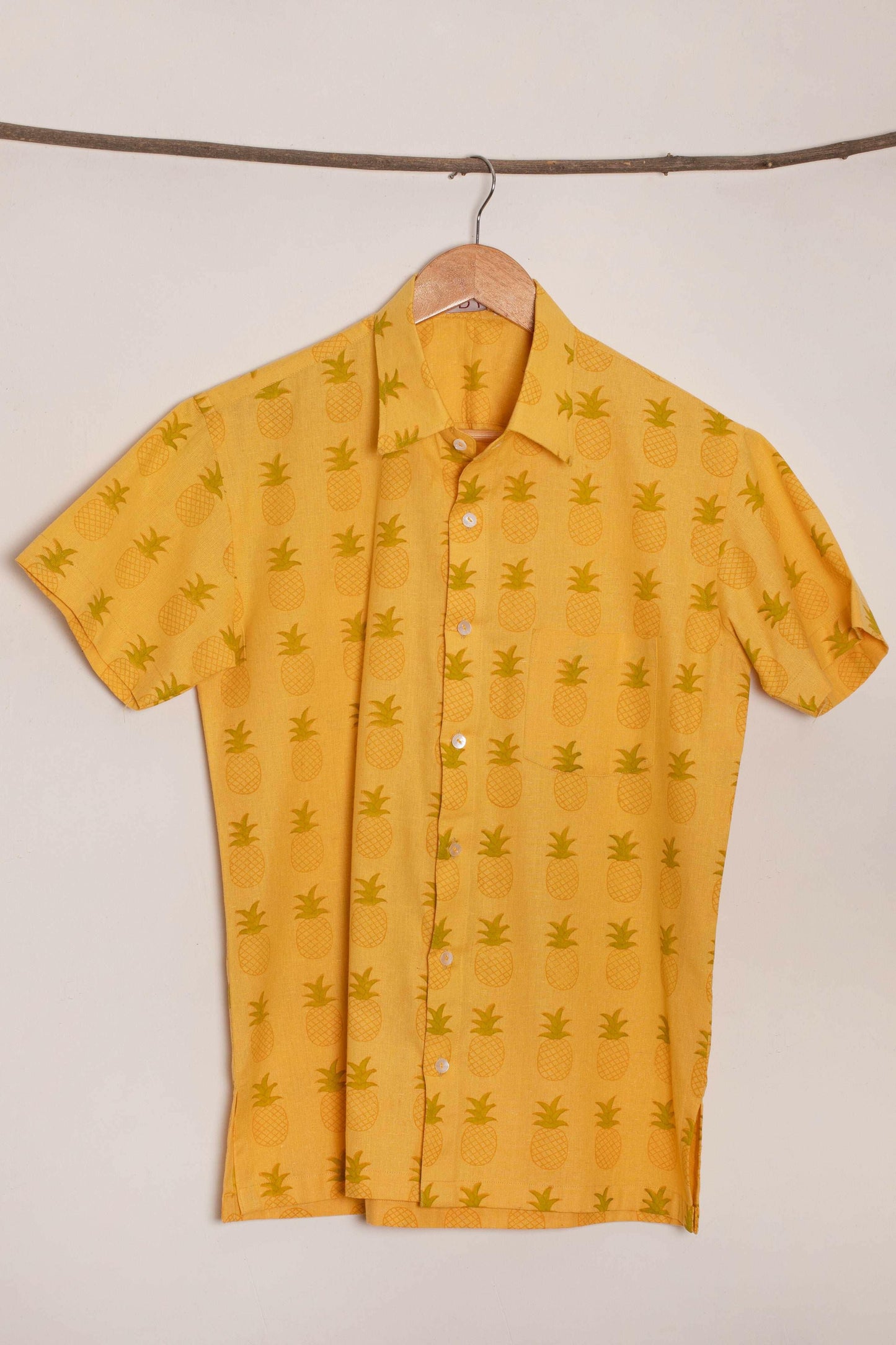 Citrus Pineapple Men's Shirt