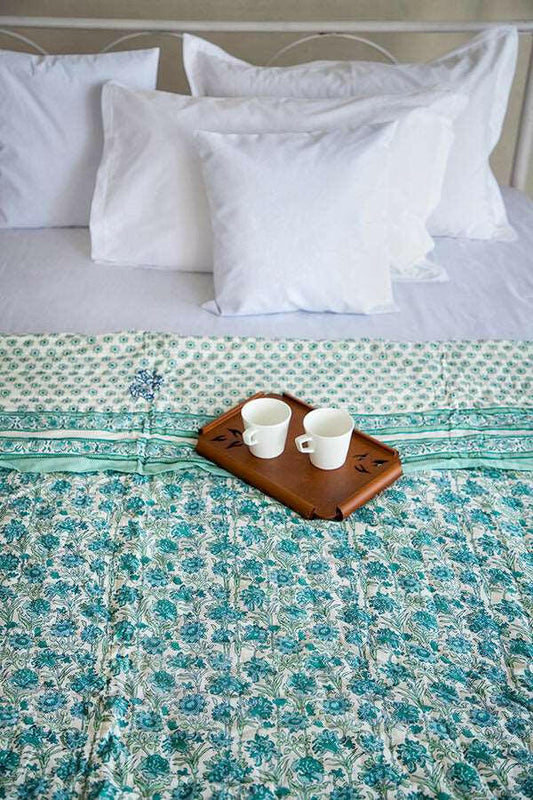 Blue Wildflower Quilt