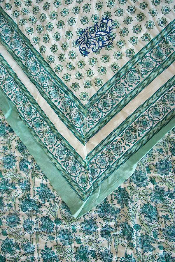 Blue Wildflower Quilt
