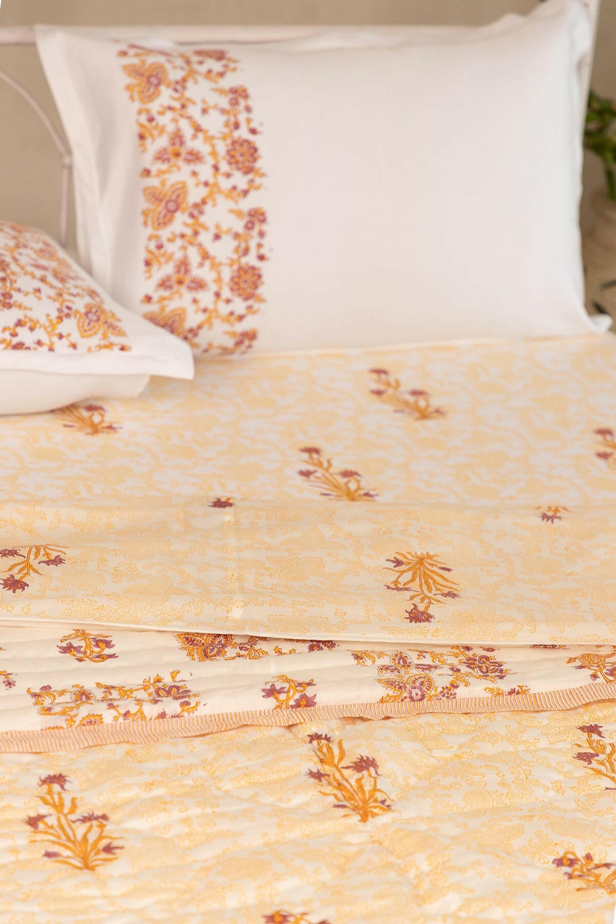 Yellow Lily Floral Ensemble