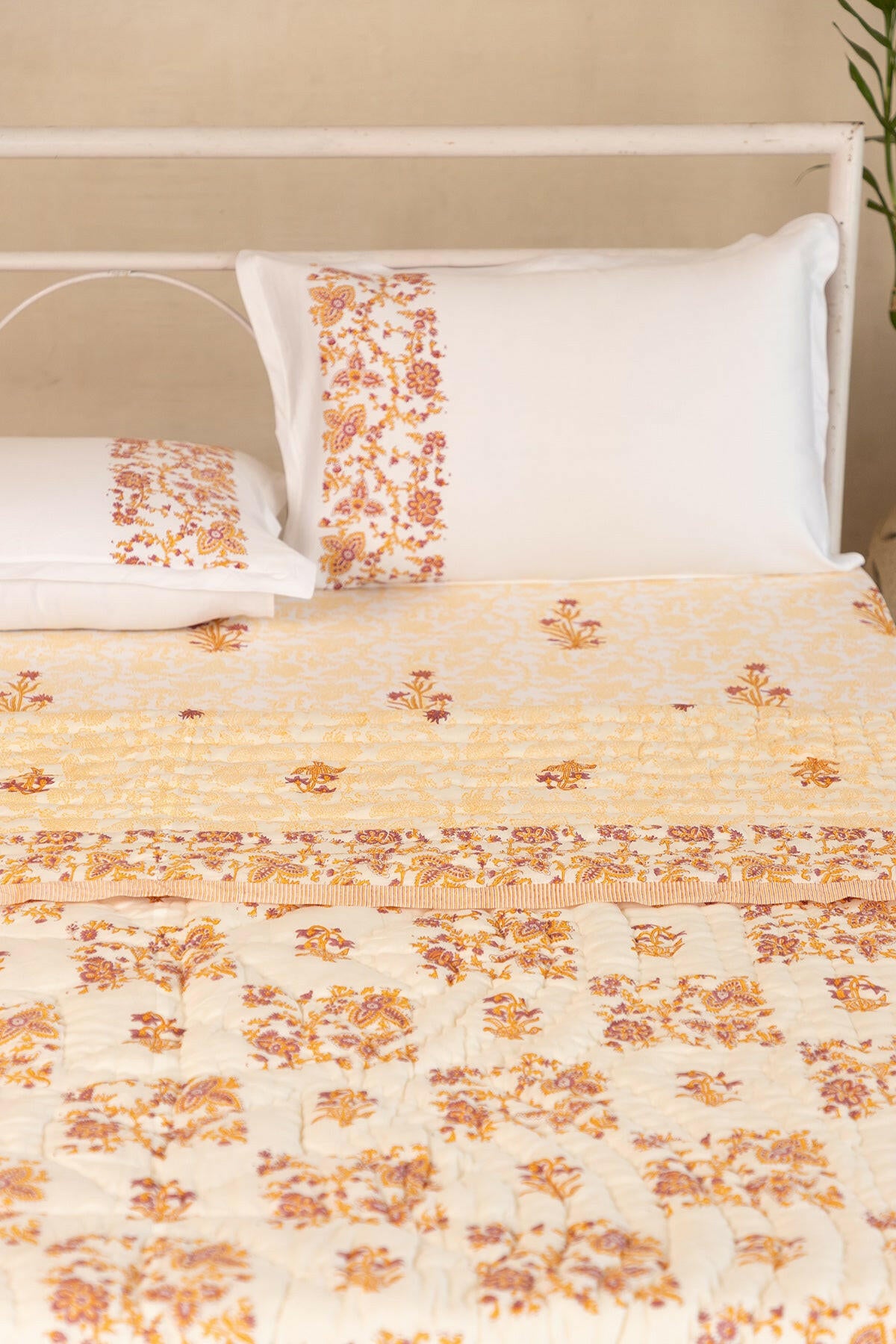 Yellow Lily Floral Ensemble