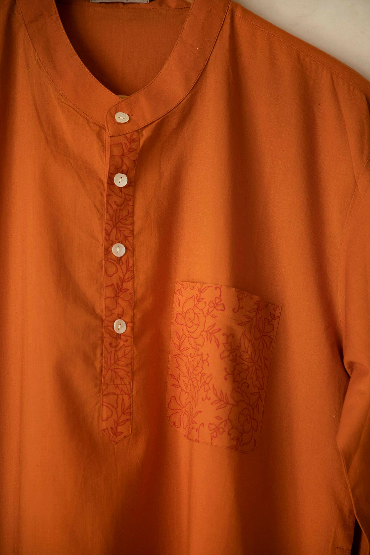 Orange Fiesta Men's Kurta