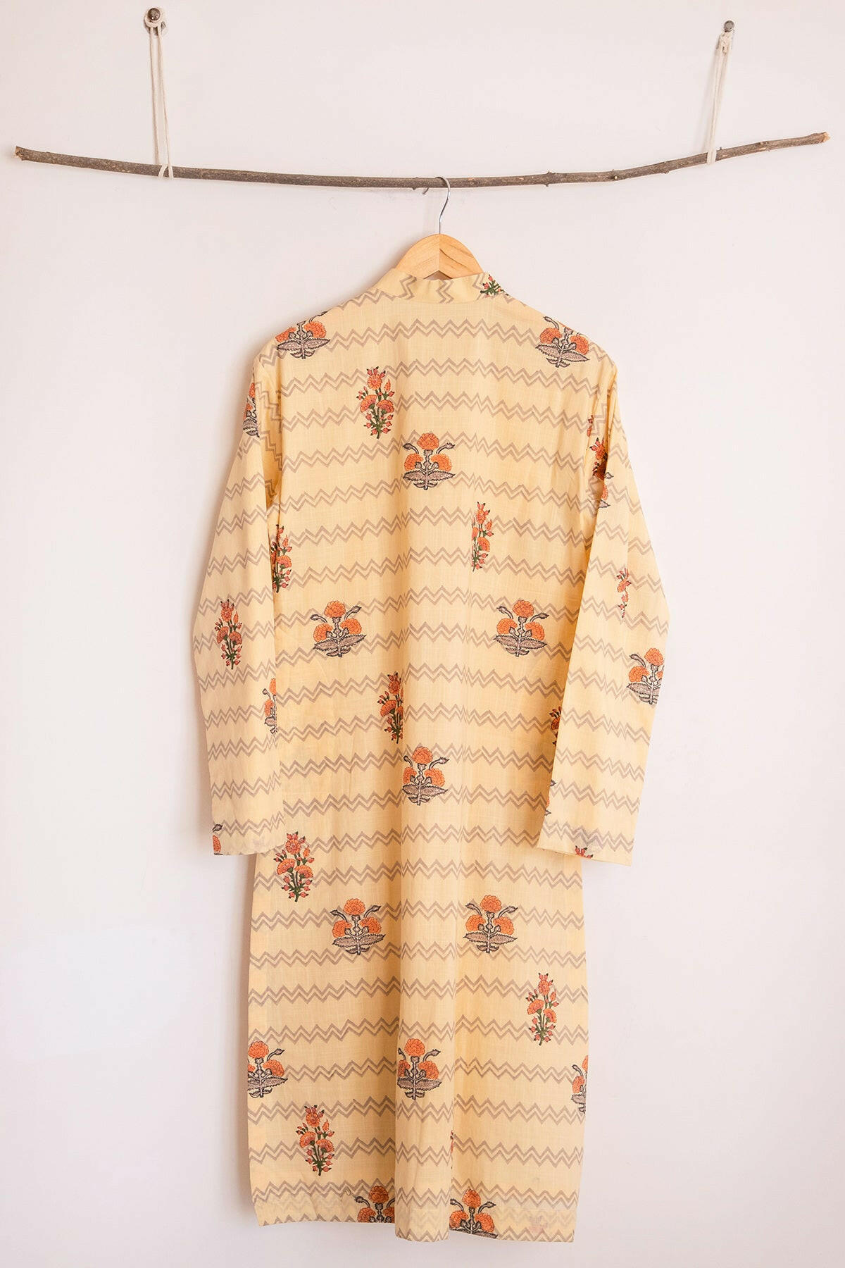 Pastel Yellow Men's Kurta