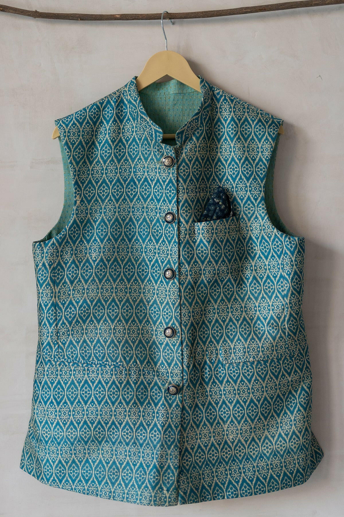 Prussian Blue Men's Bundi