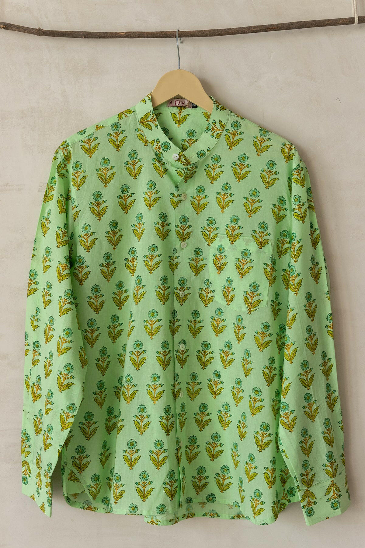 Light Green Sage Men's Shirt