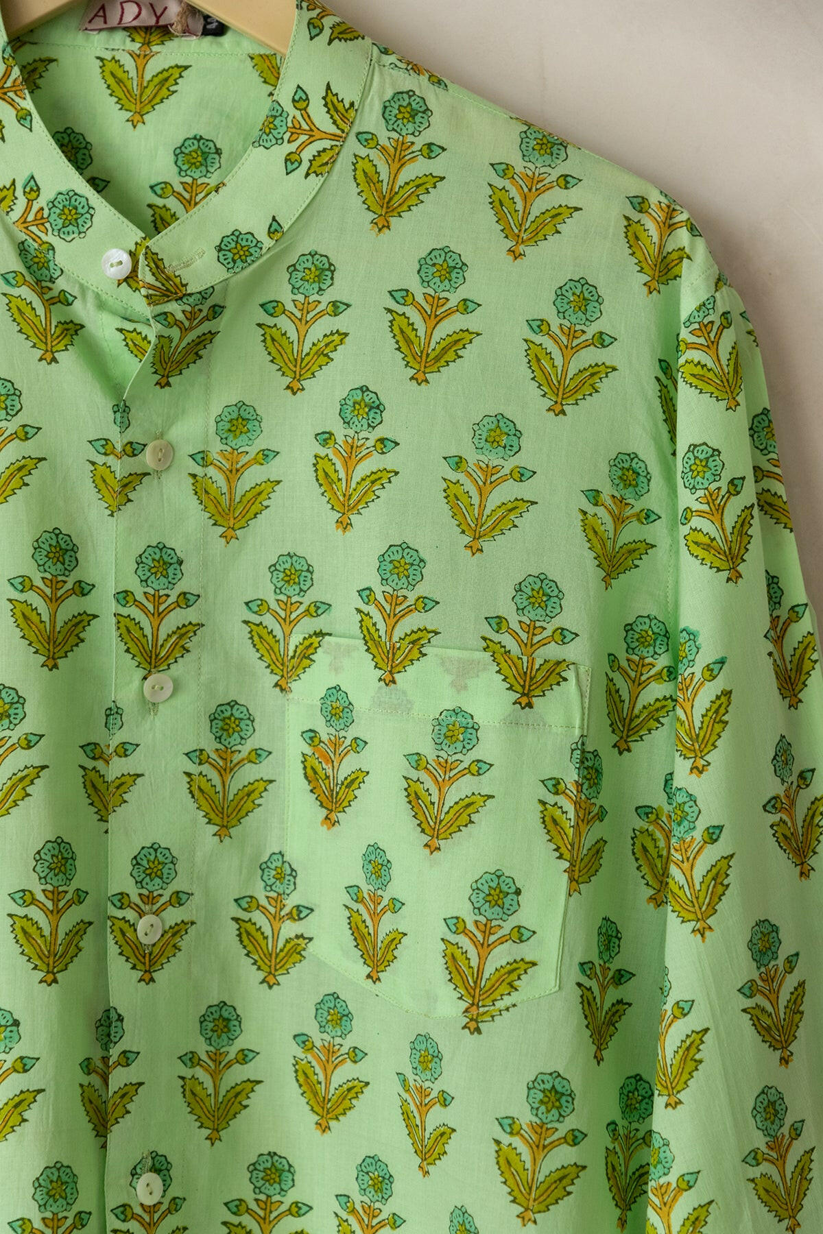 Light Green Sage Men's Shirt