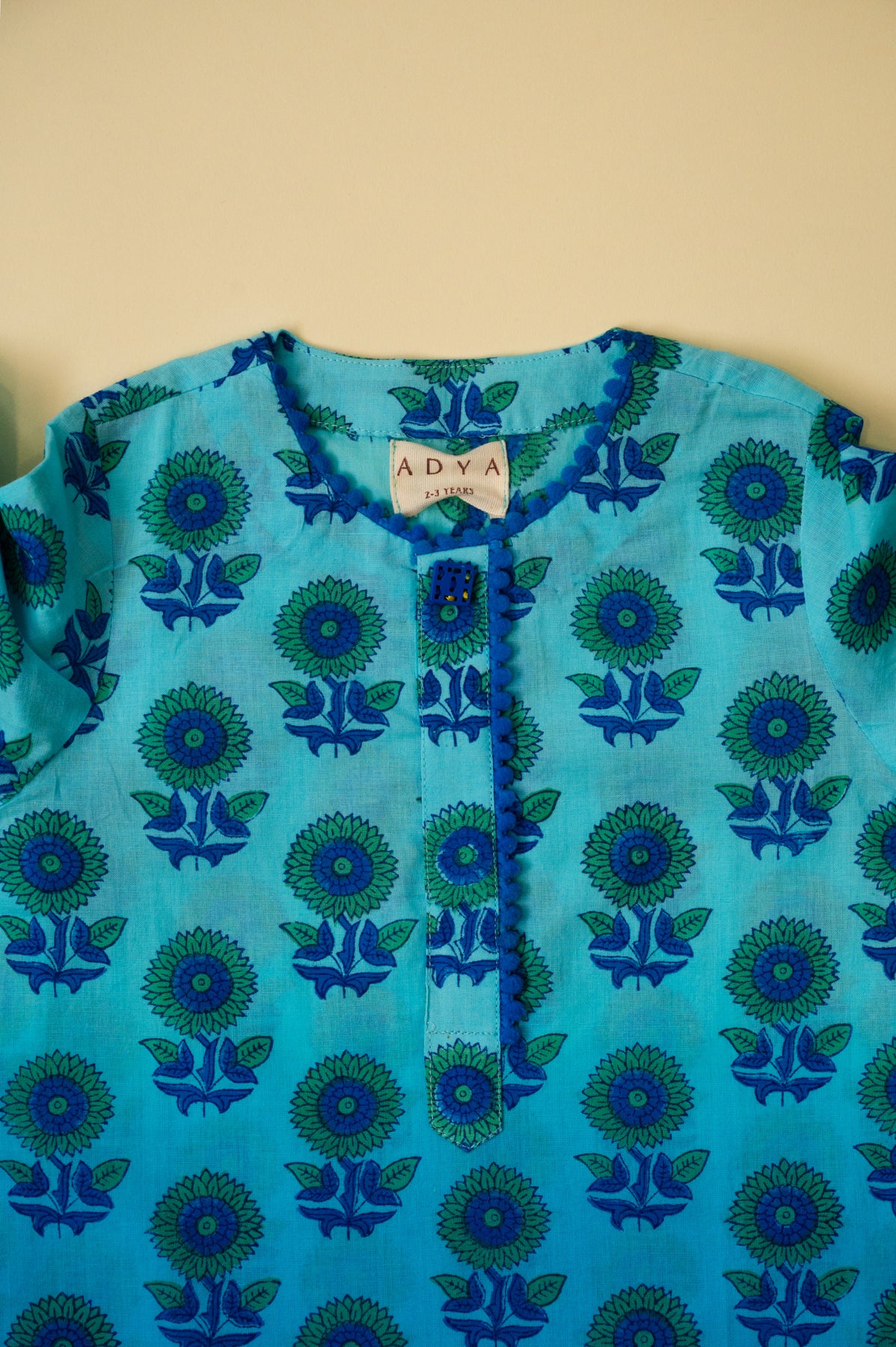 Blue Sunflower Girl Co-ord Set