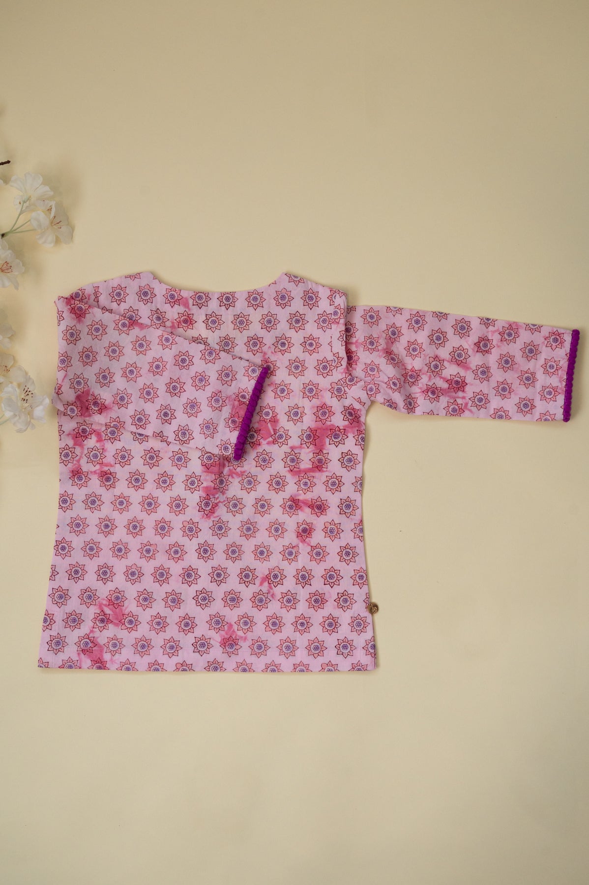 Purple Floral Girl Co-ord Set