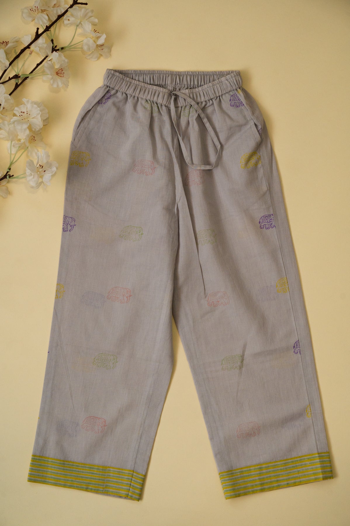 Grey Elephant Kids Night Suit