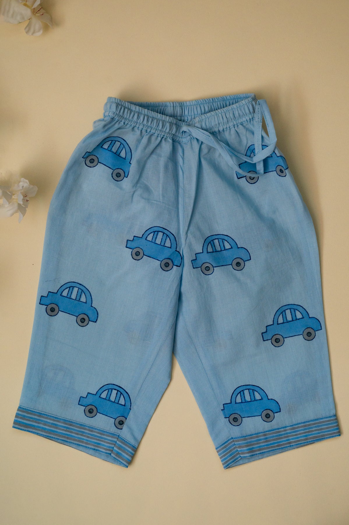 Blue Car Kids Night Suit