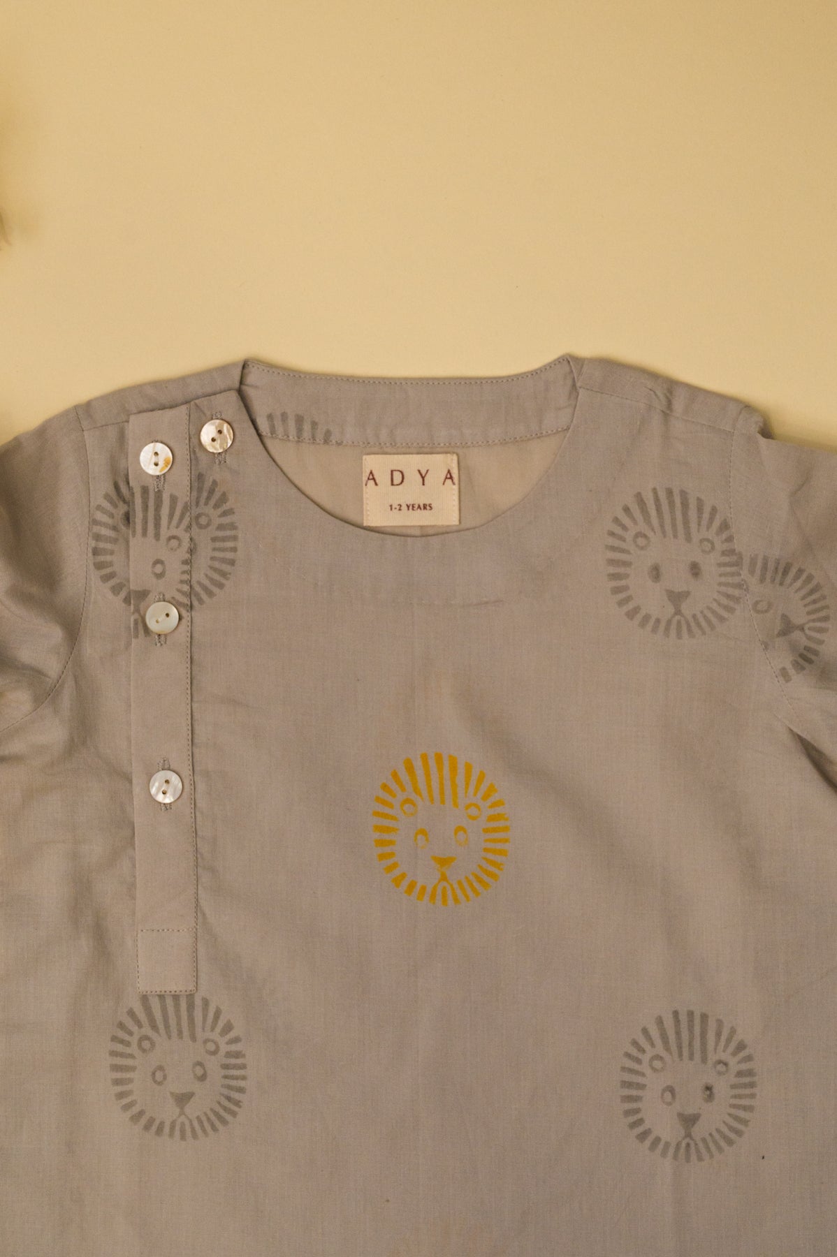 Grey Lion Kids Night Suit