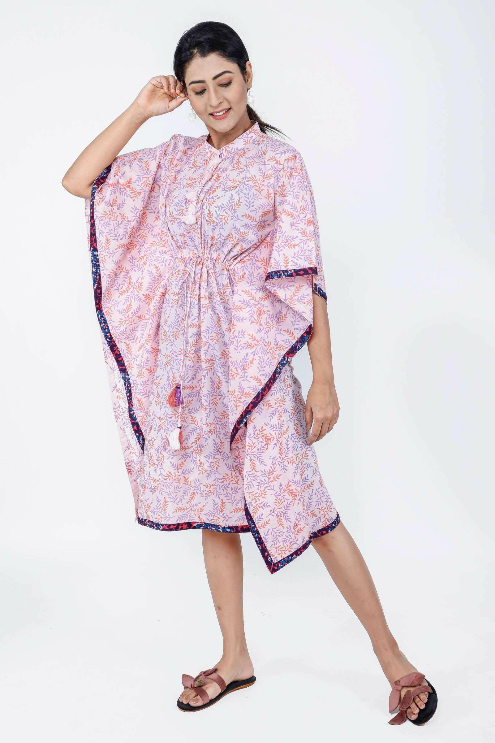 Baby Pink Women's Kaftan