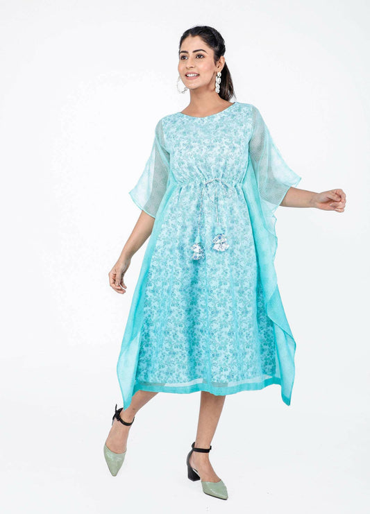 Biscay Green Ombre Women's Kaftan