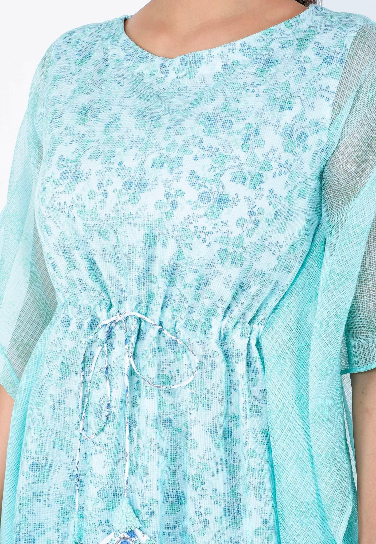 Biscay Green Ombre Women's Kaftan
