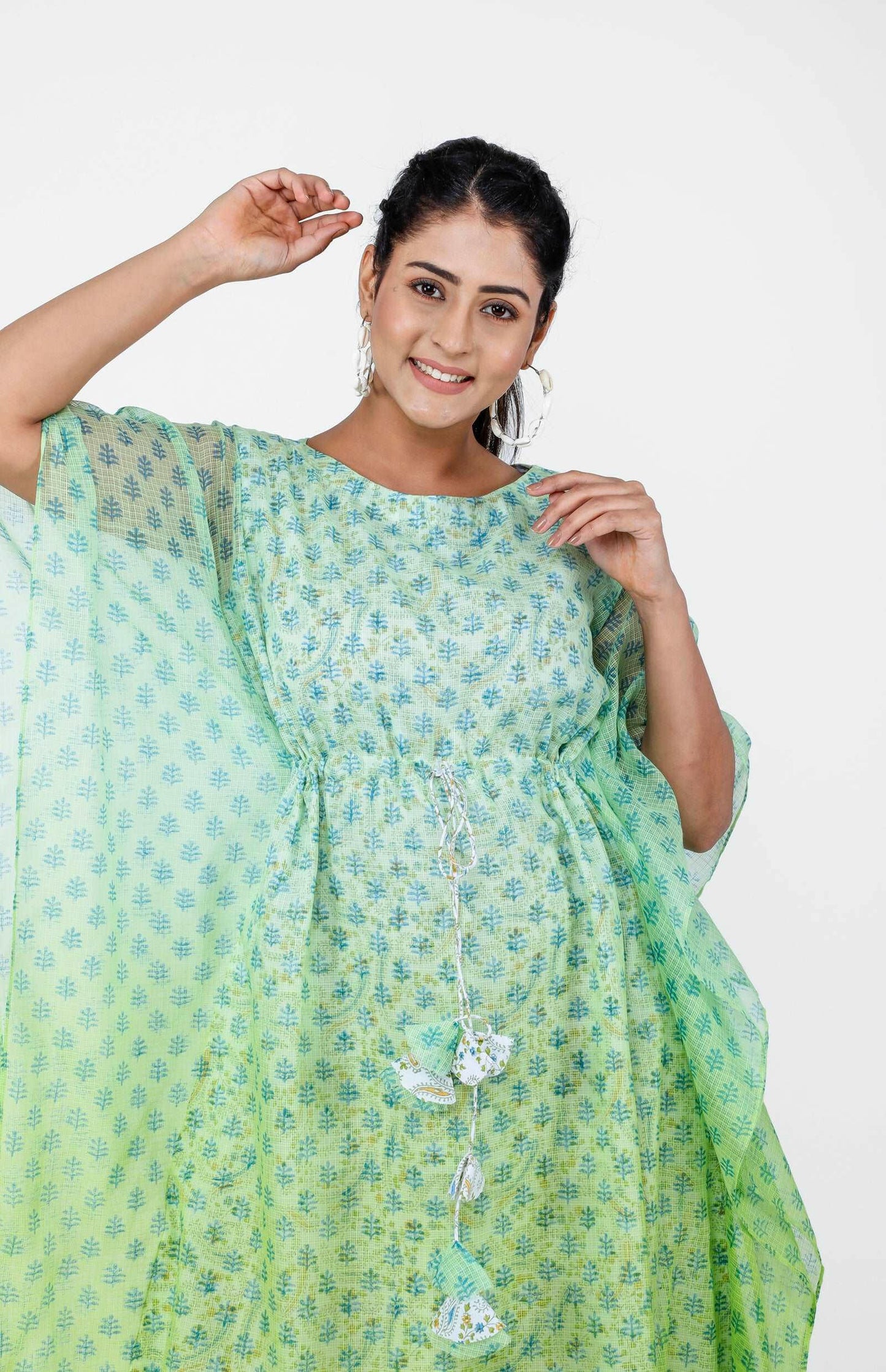 Green Apple Ombre Women's Kaftan