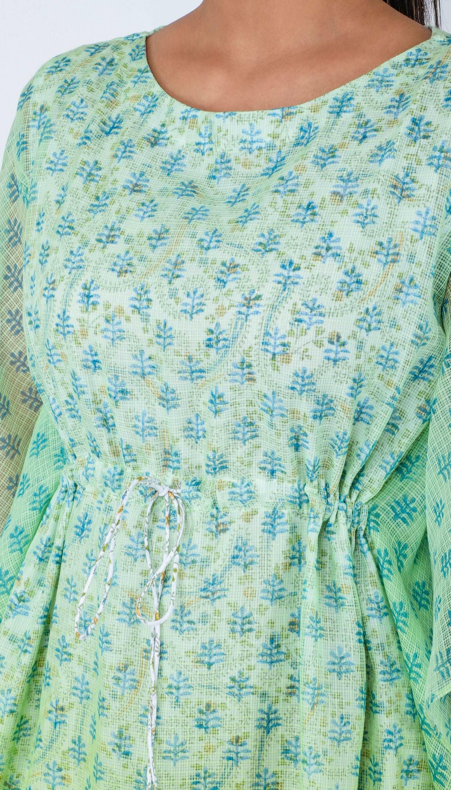 Green Apple Ombre Women's Kaftan