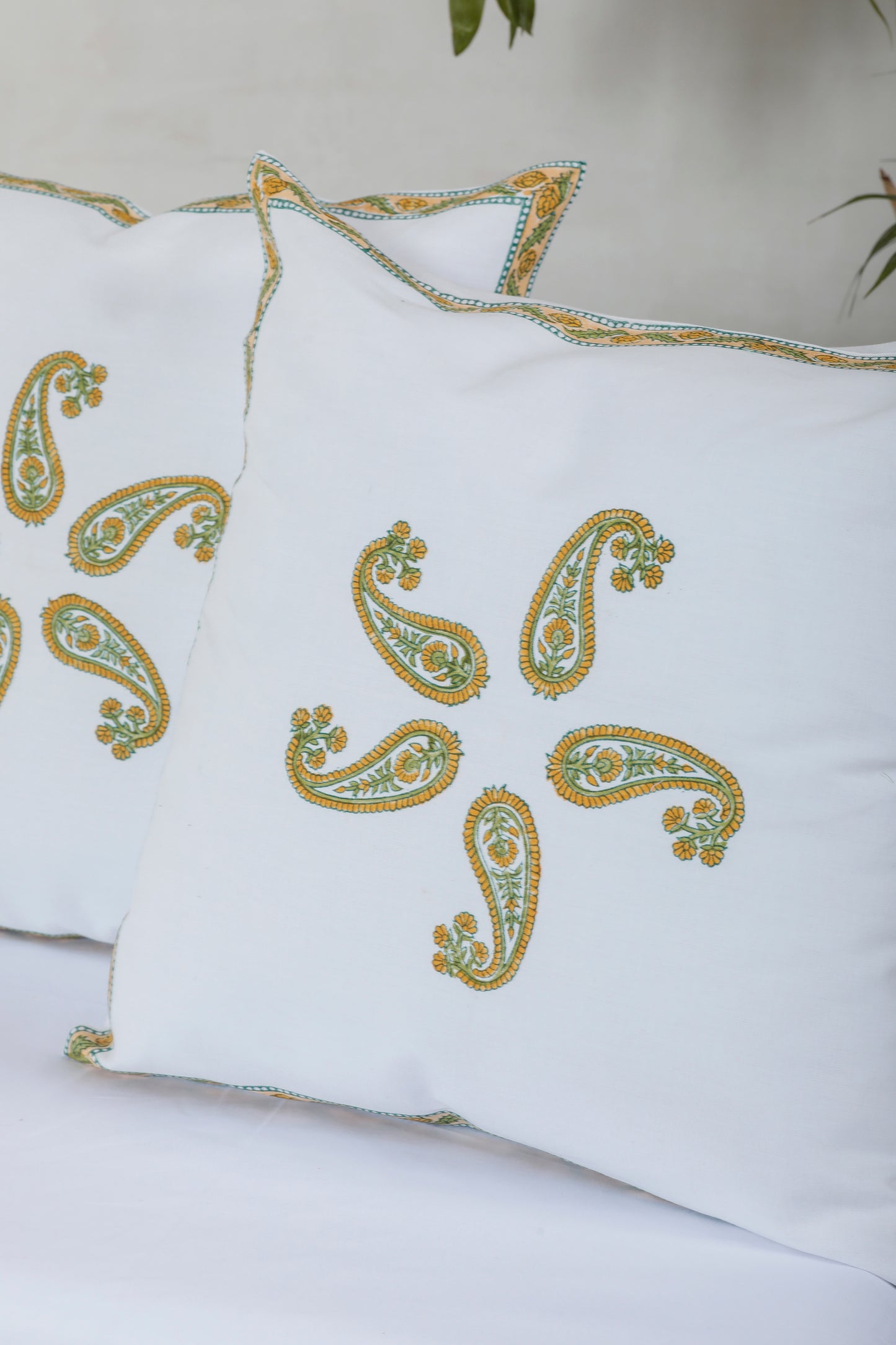 Bombay Paisley Cotton Cushion Cover