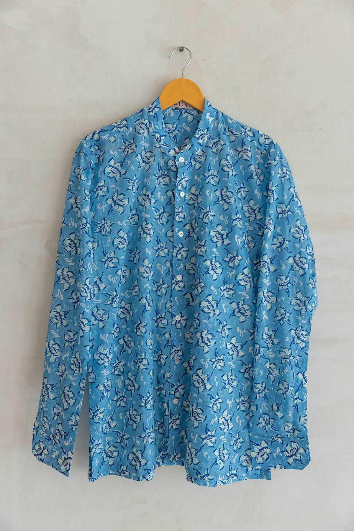 Blue Rose Men's Shirt