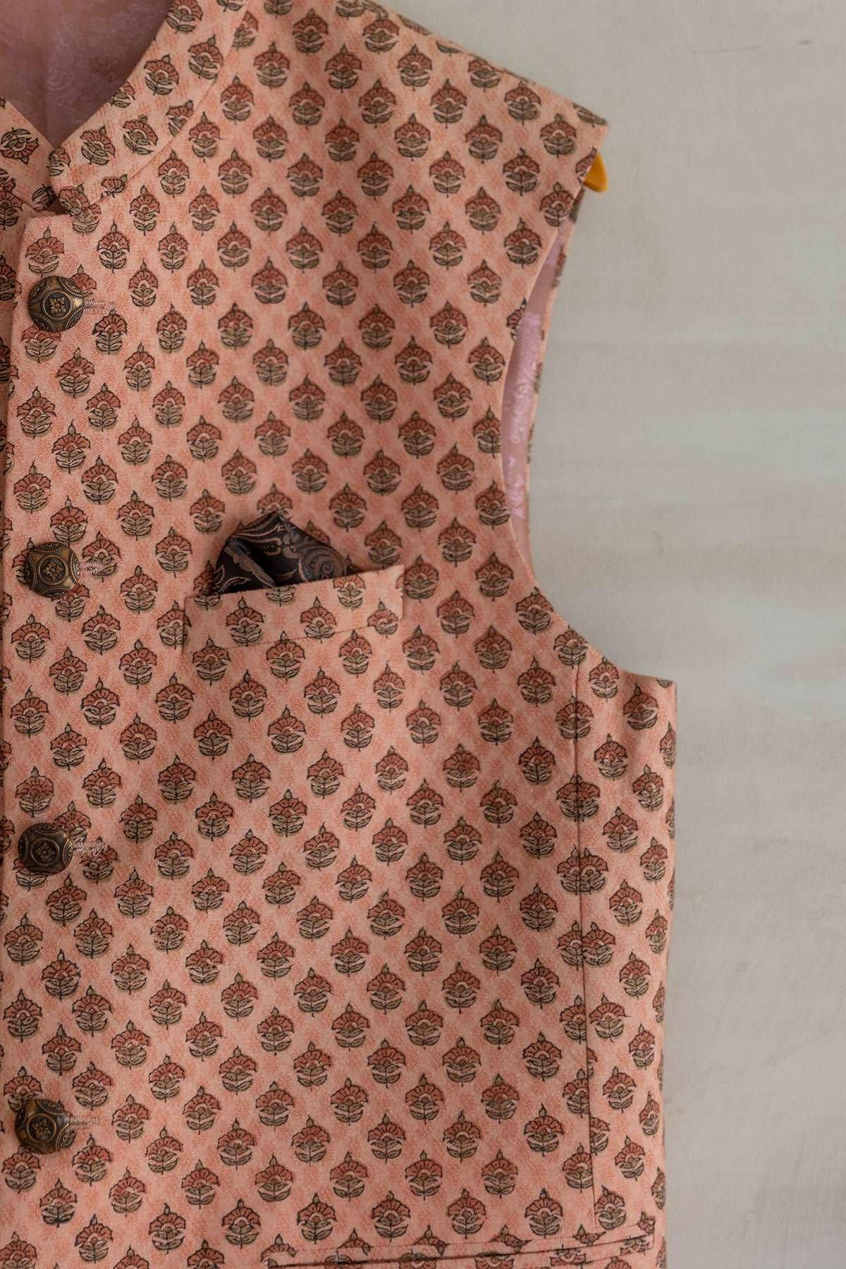 Dark Peach Men's Bundi