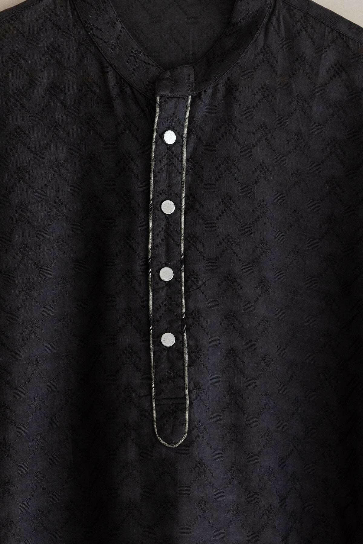 Black Chive Men's Kurta