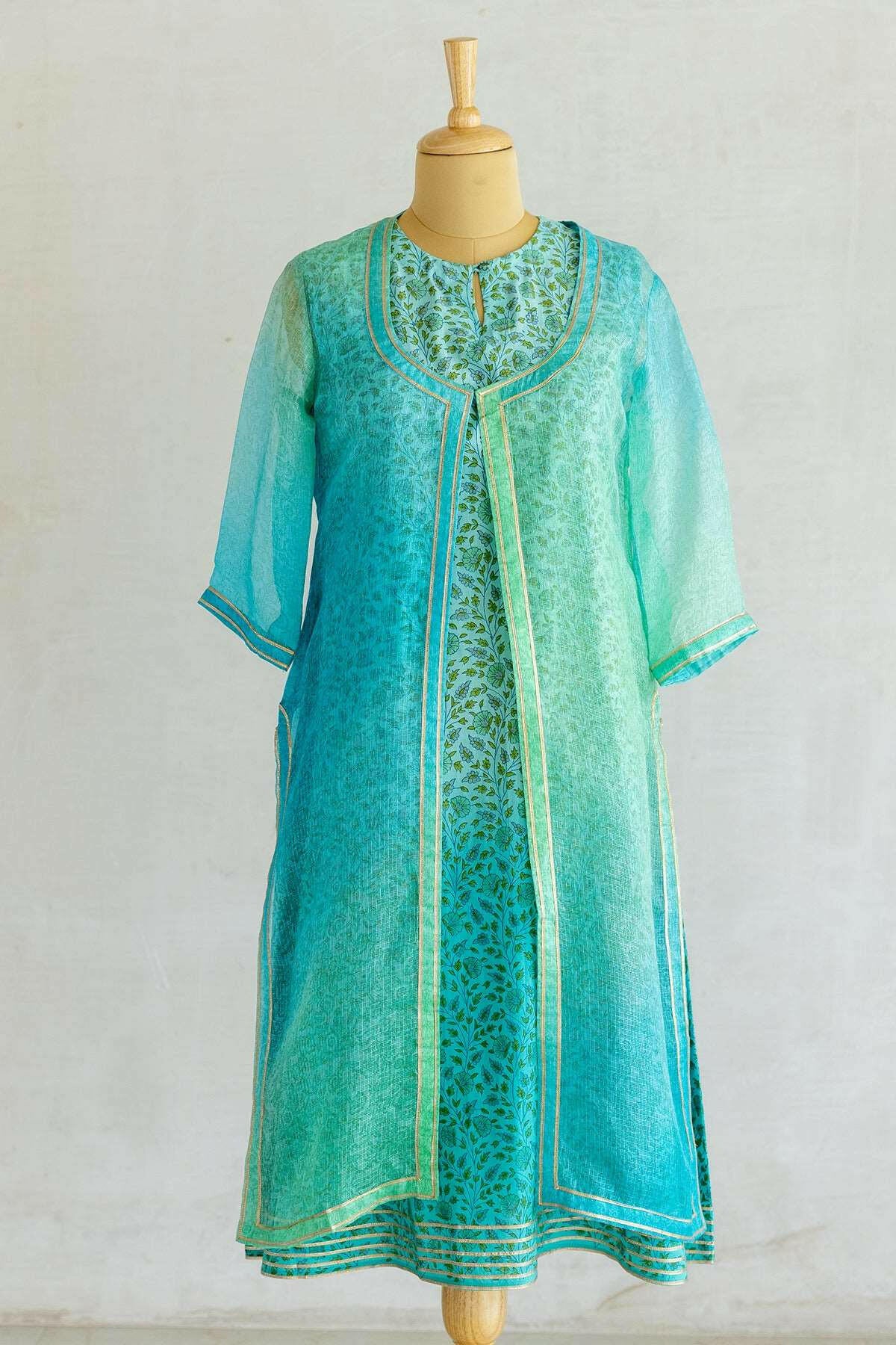Carnival Glass Kota Silk Kurta