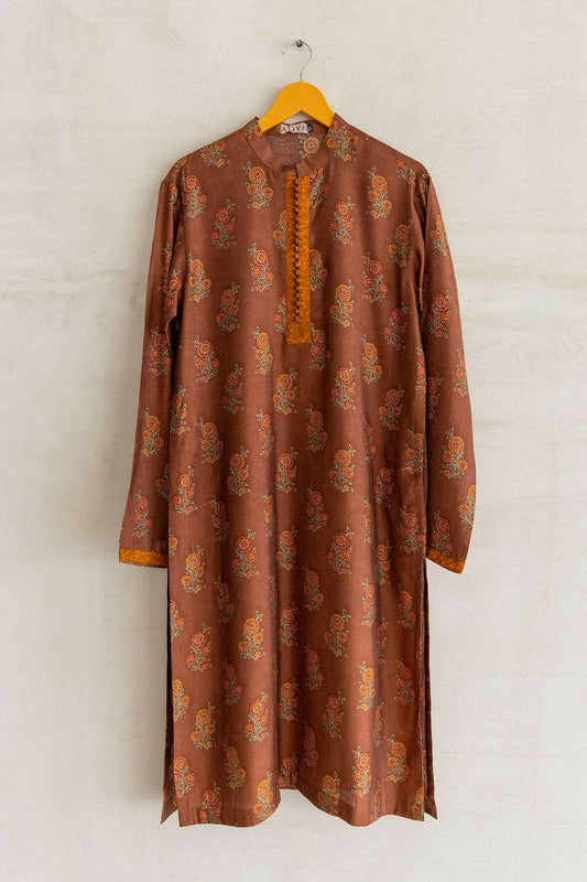 Downtown Brown Men's Kurta